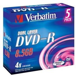 DVD-R 8.5 4X JEWELL 5 DL VERBATIM (DualLayer/DobleCapa)