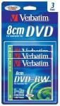DVD-RW 1.4 8CM JEWELLCASE Pack3 VERBATIM
