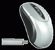 PERIXX Ratón inalambrico Mini Perixx-605 Silver USB