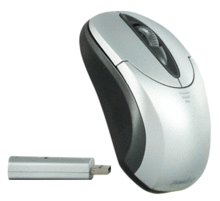 PERIXX Ratón inalambrico Mini Perixx-605 Silver USB