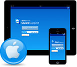 Soporte inmediato bajo demanda en dispositivos IOS, apple, tablet, iphone